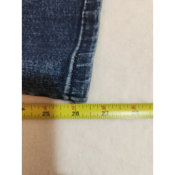 Democracy Jeans Womens Sz 16 Blue "Ab" Solution Technology Whiskers Stretch - Picture 12 of 14